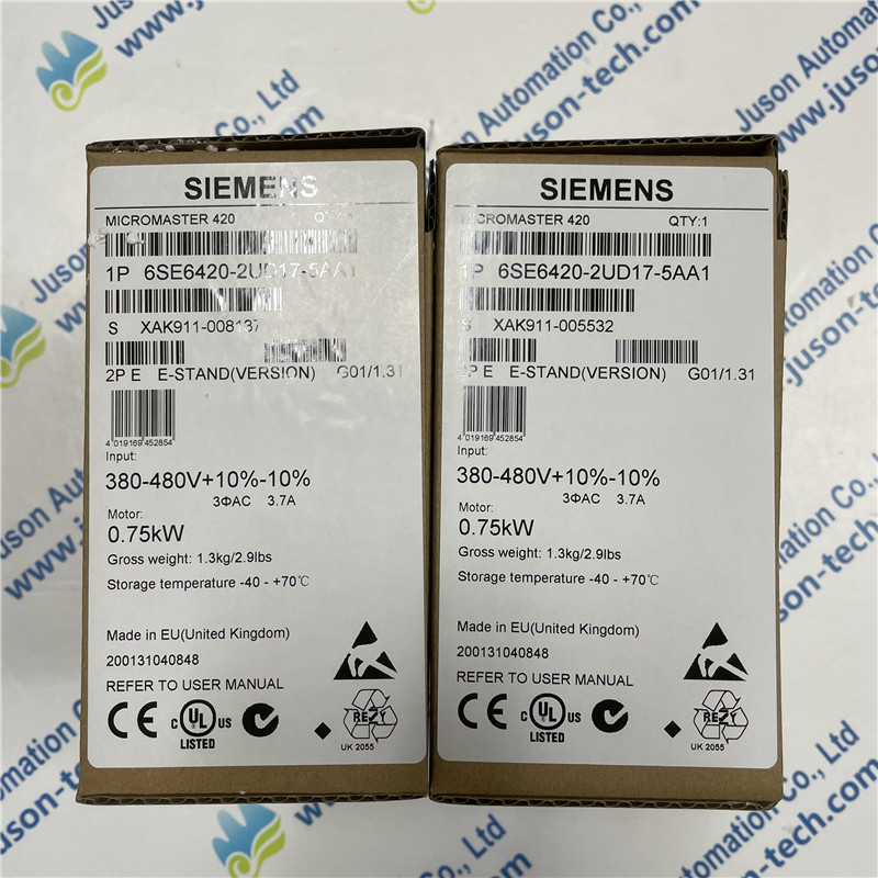 SIEMENS 6SE6420-2UD17-5AA1 MICROMASTER 420 sin filtro 380-480 V